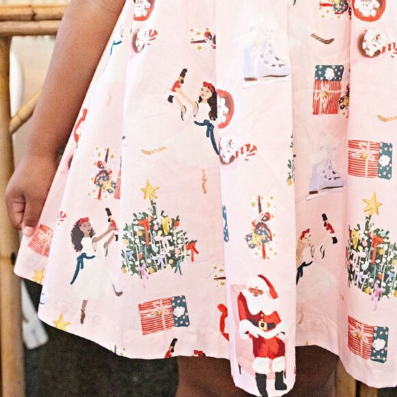 GIRLS "Stevie" Dress- Holiday Spirit - Picture 2 of 2